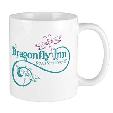 Imagem de Caneca de café Dragonfly Inn Presentes 325 ml Ideias de presente para seu aniversário Dia das Mães Dia dos Melhores Amigos Natal Feriado Dia dos Namorados
