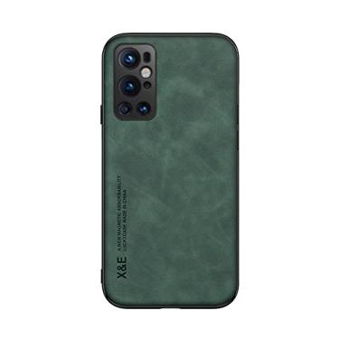 Imagem de Kepuch Silklike Capa para Oneplus 9 Pro - Case Placa de Metal Embutida para Oneplus 9 Pro - Verde