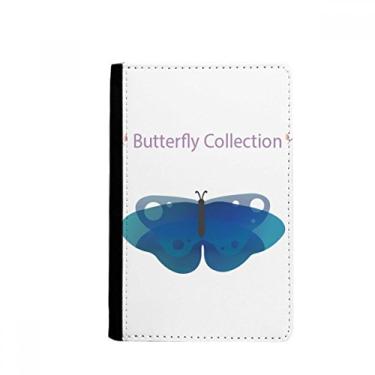 Imagem de Porta-passaporte Blue Butterfly Collection Notecase Burse capa carteira porta-cartões, Multicolor