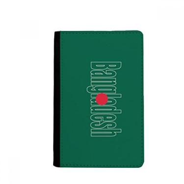 Imagem de Bangladesh Bandeira do país Nome Porta-passaporte Notecase Burse Carteira Capa Cartão Bolsa, Multicolor