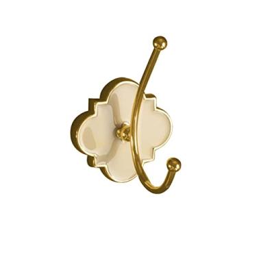 Imagem de KIZQYN Ganchos de casaco cabide montado na parede, gancho de casaco de luxo leve moderno, gancho de parede de metal para casa, restaurante, loja, cafeteria, cabide de parede de escritório (cor: F)