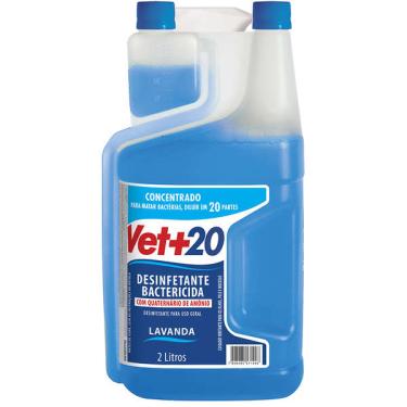 Imagem de Desinfetante Vet+20 Bactericida de Lavanda - 2 Litros
