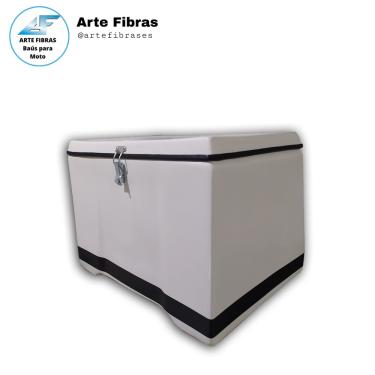 Imagem de Baú Grande Para Moto 105 Lts M1 Reforçado P/motoboy Em Fibra