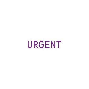 Imagem de Carimbo de autotintagem URGENT - Roxo
