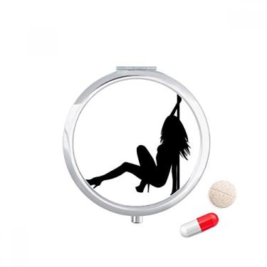 Imagem de Caixa de comprimidos para dançarino com desempenho de cachimbo de dança, caixa de armazenamento de remédios