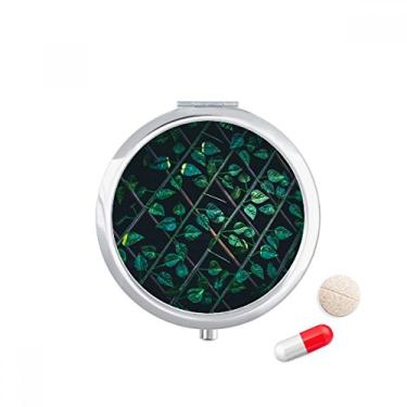 Imagem de Dewdrop Leaf Plant Picture Nature Pill Case Pocket Medicine Storage Box Dispenser Recipiente