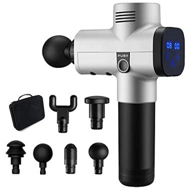 Imagem de Massageador by TEX Phoenix A2 Gun Pistola Fisioterapia Profissional - opção Silver 6 Ponteiras