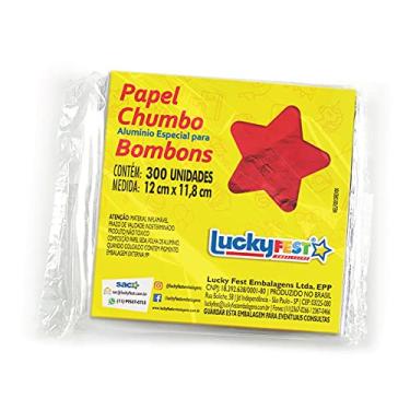 Imagem de Papel Chumbo Embalar Bombom 12x11,8cm - 300 Unidades (Ouro Fosco)