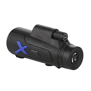 Imagem de Telescópio monocular 12x50 de alta potência com suporte para smartphone e tripé incluído, material à prova d'água, recursos de zoom para observação de pássaros,