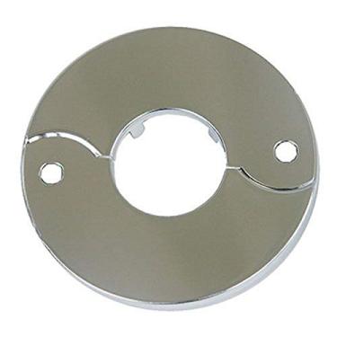 Imagem de LASCO Cromado Piso e Teto Flange Dividido Cabe em Tubo de Ferro, 0.75 Inch, Chrome Plated Brass