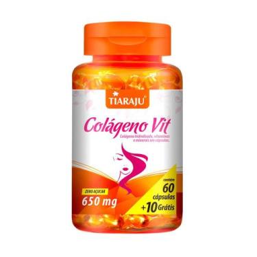 Imagem de Colágeno Hidrolisado Com Vitaminas Vit - Tiaraju - 60+10 Cápsulas De 6