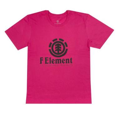 Imagem de Camiseta Element Vertical Color Rosa Escuro