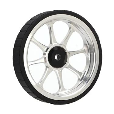 Imagem de Roda Fácil de Bicicleta Dobrável, Aparência Bonita Roda Fácil de 82 Mm Mais Suave, Alta Estabilidade para Bicicleta Dobrável (Prata)