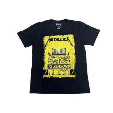 Imagem de Camiseta Metallica 72 Seasons Blusa Banda De Rock Bo656 Bo619 Rch - Bo