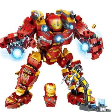 Imagem de Hulkbuster Marvel 568 Peças Bloco De Montar Legotipo - Orotoy