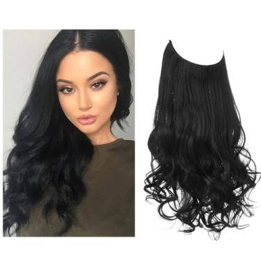 Imagem de Aplique de Cabelo Feminino Longo Alongamento Extensões de Cabelo para Mulheres (Modelo 07, 18 Polegadas)