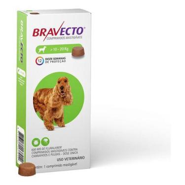 Imagem de Bravecto Comprimido 500 Mg De 10-20 Kg - Msd