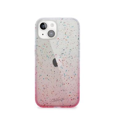 Imagem de Customic Capinha Case Capa para Celular iPhone 15 (6.1"), Spot Silicone Reciclado Anti Impacto Proteção Militar 1.2 metros contra quedas, Gradiente, Rosa