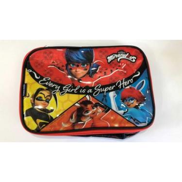 Imagem de Estojo Infantil Box, Dermiwil, Tecido, Miraculous Max Luxo