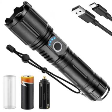 Imagem de LANTERNA T9 TATICA RECARREGAVEL POTENTE PEQUENA E PORTATIL FAROLETE DE 10000 LMS BATERIA DE ATÉ 10 HORAS HOLOFOTE PARA CAMPING PESCA CAÇA BARRACA RESISTENTE A ÁGUA E CHOQUE (T9 P50) MARCA SAGULA