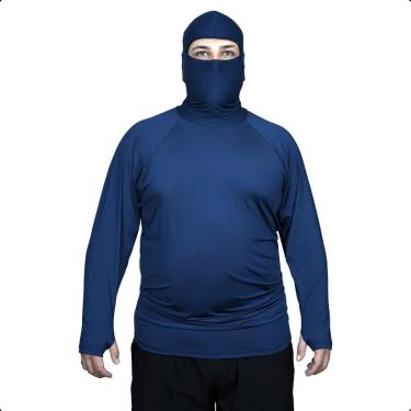 Imagem de Camisa Motociclista Plus Size Proteção Uv+50 Segunda Pele-Masculino