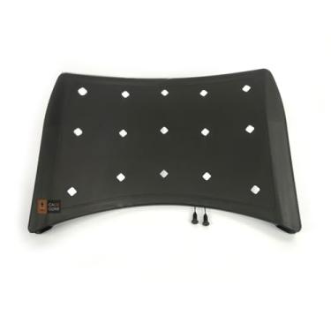 Imagem de Encosto em Plastico Preto Ergoplax Iso Polipropileno Manutenção Troca Plaxmetal