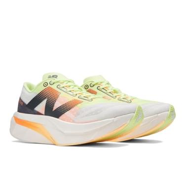 Imagem de New Balance FuelCell SuperComp Elite V4 Tênis de corrida feminino, Branco/Branco-Limão Branco/Manga Quente, 5 Wide