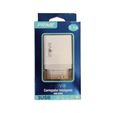 Imagem de Fonte Carregador Rápido E Inteligente Inova Usb 5.1a Original - CAR-52