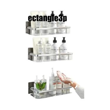 Imagem de Prateleira De Canto Para Banheiro, Pendurado Na Parede, Retangular, To