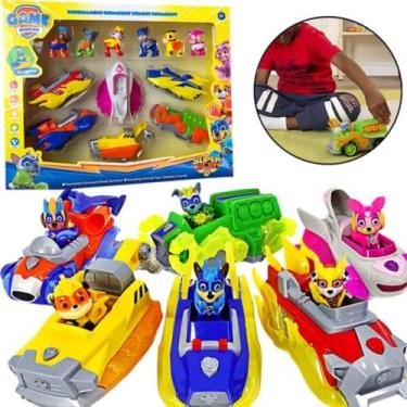 Imagem de Kit Completo 6 Boneco Equipe Canina Brinquedo Para Criança Ideal Prese