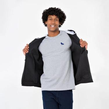 Imagem de Blusa Moletom Grosso C/ Touca e de Zipper C/ 40% De Desconto - Estilo 