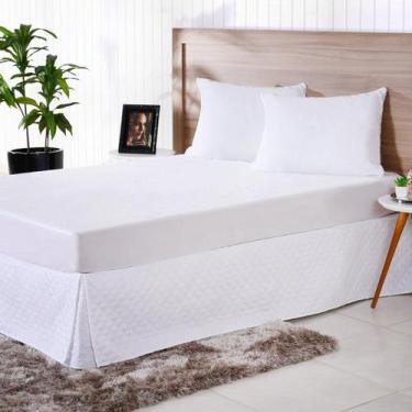 Imagem de Saia Box Ultra Lisse Casal 138x188x35cm - Bene Casa, Branco