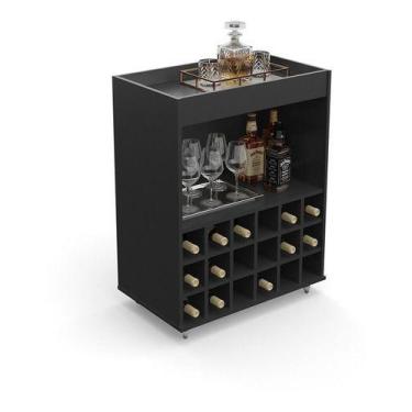 Imagem de Aparador Bar Leblon - Patrimar Móveis, Bege