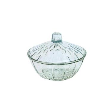 Imagem de Bomboniere De Vidro Com Tampa Baleiro Porta Objeto - Unik Home