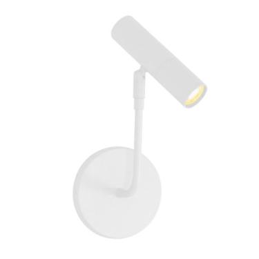 Imagem de Luminária Parede Arandela Spot Articulado Leitura Branco - Single Ligh