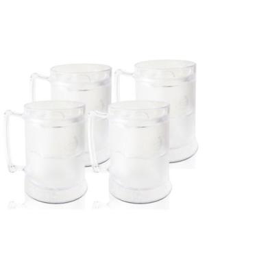 Imagem de Jogo de Caneca Gel Acrilico PS com 4 peças - KrystalON Copos