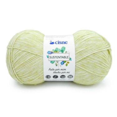 Imagem de Lã Sustentable Cisne 100g 350 metros, Cor 103
