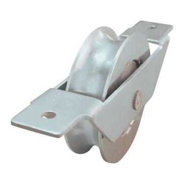 Imagem de Roldana 2.1/2" em U Para Portão Com Suporte Aberto - ACERIO