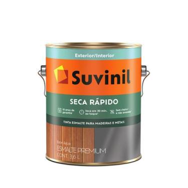 Imagem de Esmalte Acetinado Seca Rápido Basea Água 3.6L - Suvinil - 53700011 - U