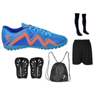 Imagem de Chuteira Society Control Speed Adulto Juvenil Sosaite Sintético Costur