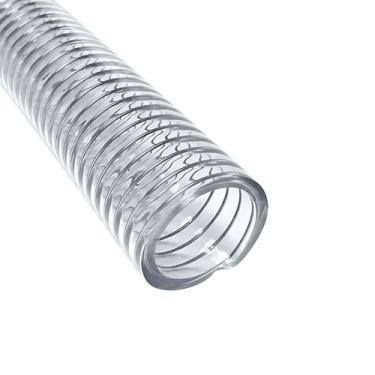 Imagem de Mangueira Sucção Com Mola PVC Atóxica Alimentícia Cerveja 1/2 Polegada