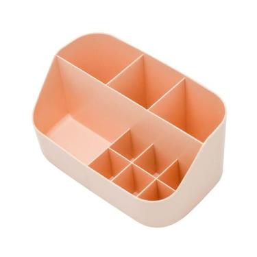 Imagem de Organizador Multiuso Mesa Escritório 10 Divisórias - Mai Home, ROSA