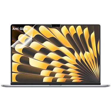 Imagem de Pacote com 2 protetores de tela compatíveis com MacBook Air de 15 polegadas (M2, M3, M4), filme antirreflexo fosco antiarranhões para Mac Air de 15,3 polegadas (2023-2025)