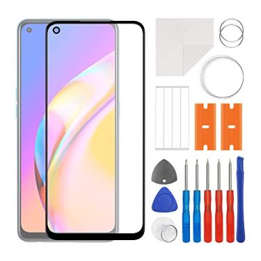 Imagem de SWARK Substituição da lente do painel externo de vidro frontal + OCA compatível com Oppo A94 5G (sem tela LCD e digitalizador de toque) com kit de reparo
