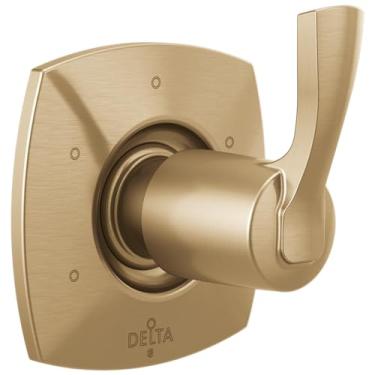 Imagem de Delta Torneira Stryke Gold 6-Setting Diverter Trim Kit, Kit de válvula de desvio, desvio de chuveiro dourado, Lumicoat Champagne Bronze T11976-CZ-PR (válvula não incluída)