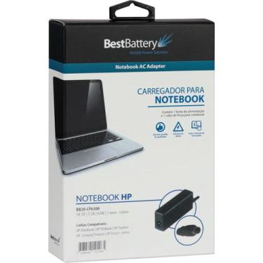 Imagem de Fonte Carregador para Notebook HP DV5-2080 - BestBattery, 65 Watts