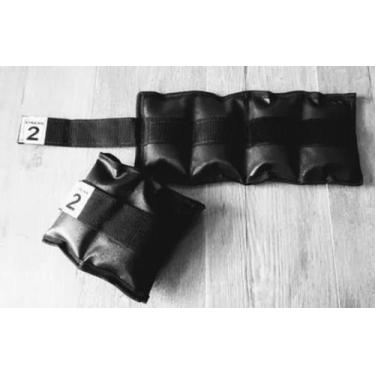 Imagem de Tornozeleira Peso Caneleira 2kg (Par) Musculação Treino Academia - zay