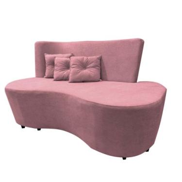 Imagem de Poltrona Organico Curvo Feijao Alliance  - Beatriz  Decor, ROSA