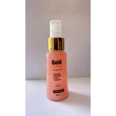 Imagem de Reparador capilar Gold Finish Pink 2 em 1 60ml - J&R cosméticos. 