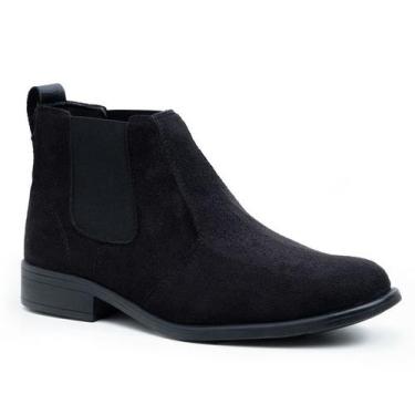 Imagem de Botina Bota Masculina Chelsea Estilo Country Bico Fino Fazenda Resiste